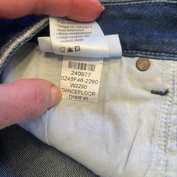 Paige Skyline Skinny Jeans in Dancefloor Wash - Picture 10 of 12